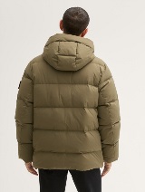 Jachetă puffer cu glugă - Verde_7838341