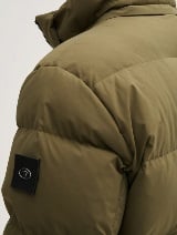 Jachetă puffer cu glugă - Verde_7838341