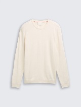 Džemper od pamuka i kašmira - Bež_2471565