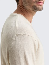 Džemper od pamuka i kašmira - Bež_2471565