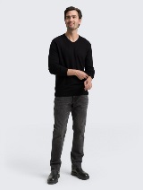 Džemper od pamuka i kašmira - Crna_5693818