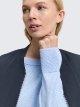 Pulover od pamuka i kašmira - Plava_2735654