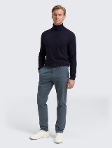 Pulover od pamuka i kašmira - Plava_4933426