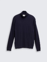 Pulover od pamuka i kašmira - Plava_4933426