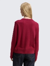 Pulover od pamuka i kašmira - Crvena_112022