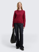 Pulover od pamuka i kašmira - Crvena_112022