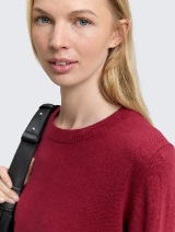 Pulover od pamuka i kašmira - Crvena_112022