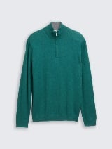 Džemper od pamuka i kašmira - Zelena_9586113