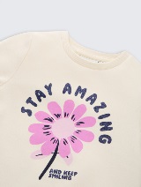 Dukserica sa printom - Bela_2783606