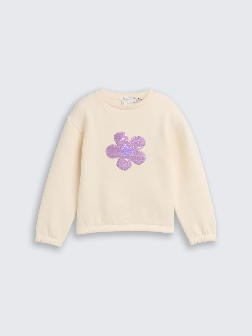 Pulover s potiskom - Bela_7769025