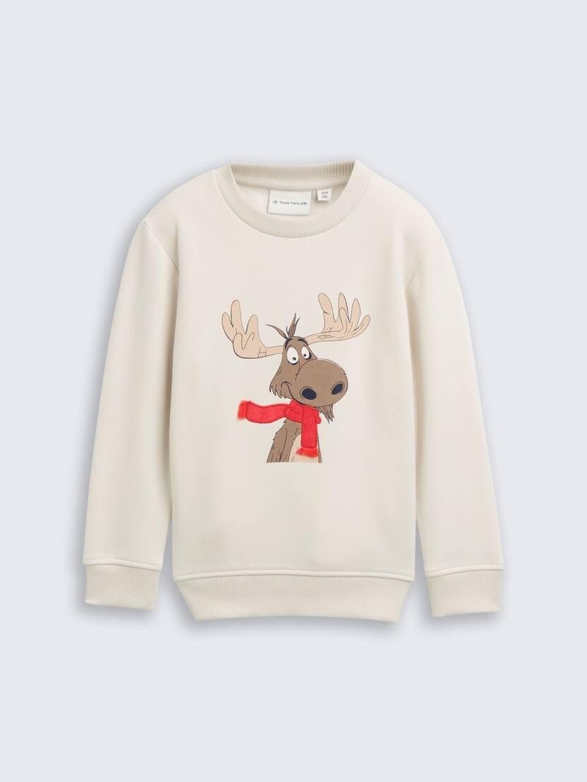 Sportska majica s printom - Bijela_7829550