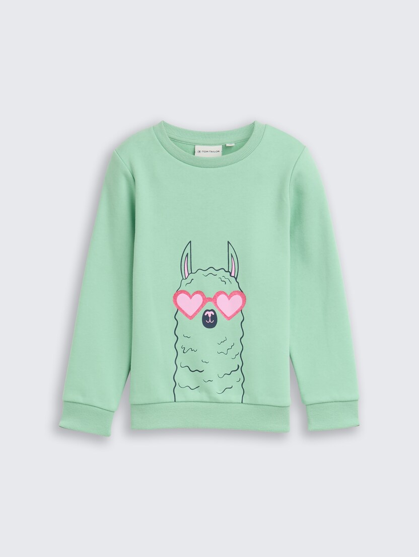 Sportska majica s printom - Zelena-1047457-38249-14