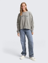 Bluză cu fir lurex - Gri_673635