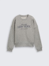 Bluză cu fir lurex - Gri_673635