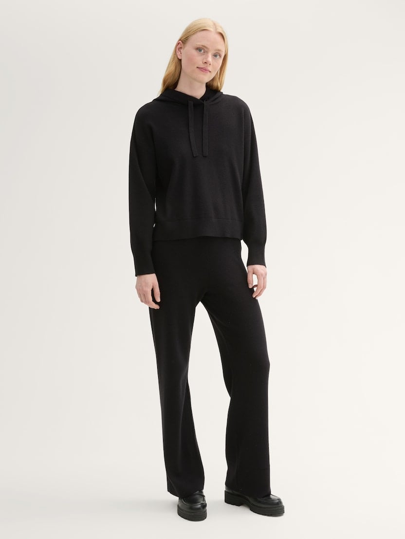 Pantaloni de trening drepţi - Negru_2478807