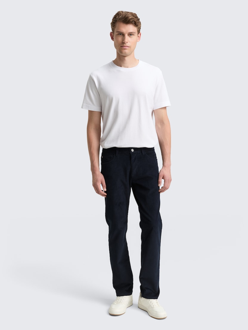 Ravne hlače Marvin - Plava_8565250