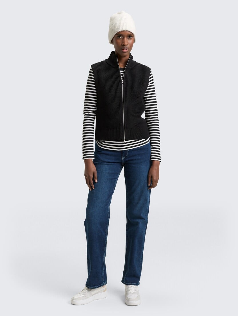 Ella traperice ravnog kroja - Plava_5016017