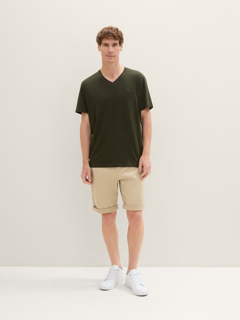 Pantaloni scurţi chino stretch - Bej_5100446