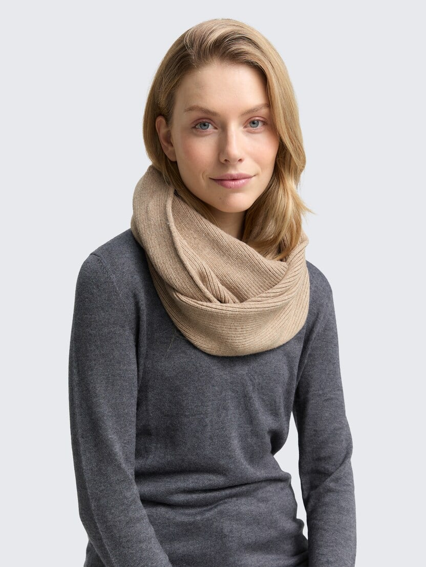 Rebrasti šal - Bež_2593787