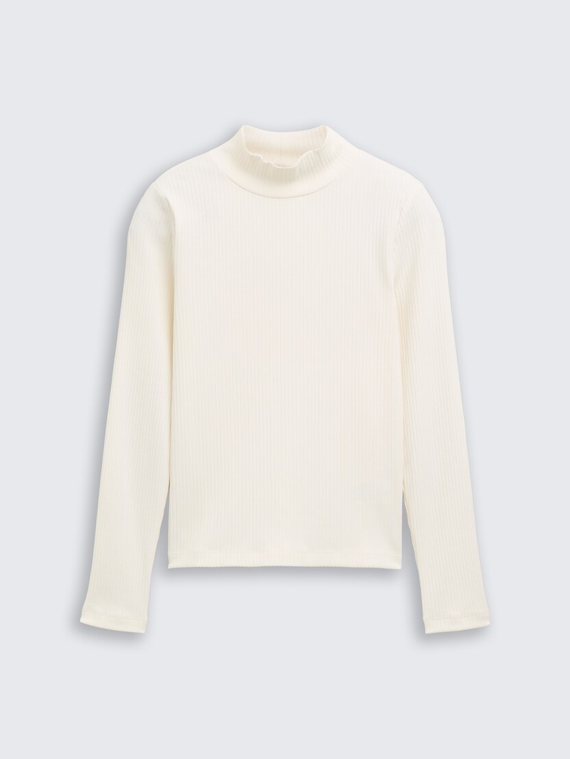 Rebrasta majica - Bijela_4485749