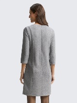 Rebrasta haljina - Siva_3324832