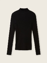 Rebrasti pulover - Crna_3786306