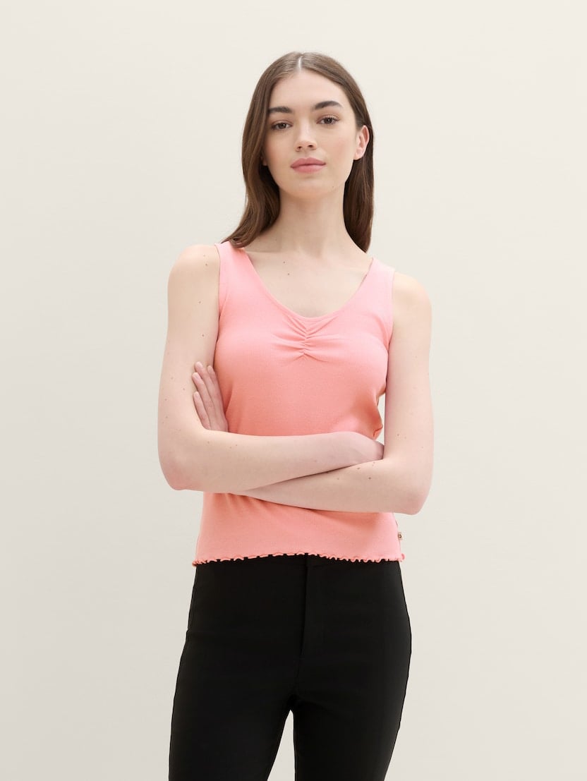 Rebrasti top - Roze_4490722