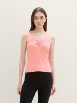 Rebrasti top - Roze_4490722