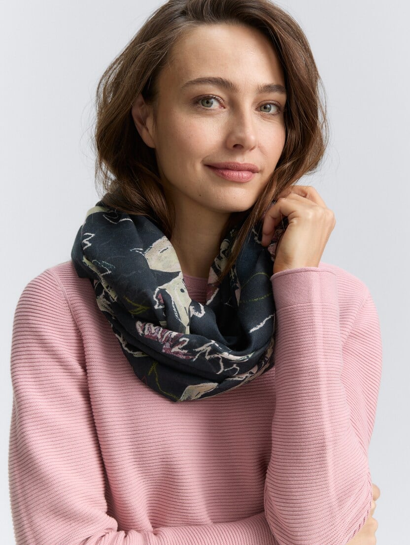 Eşarfă imprimată - Model/Mai multe culori_3443082