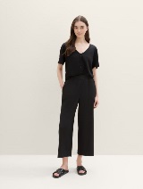 Pantaloni culotte - Negru_6012201