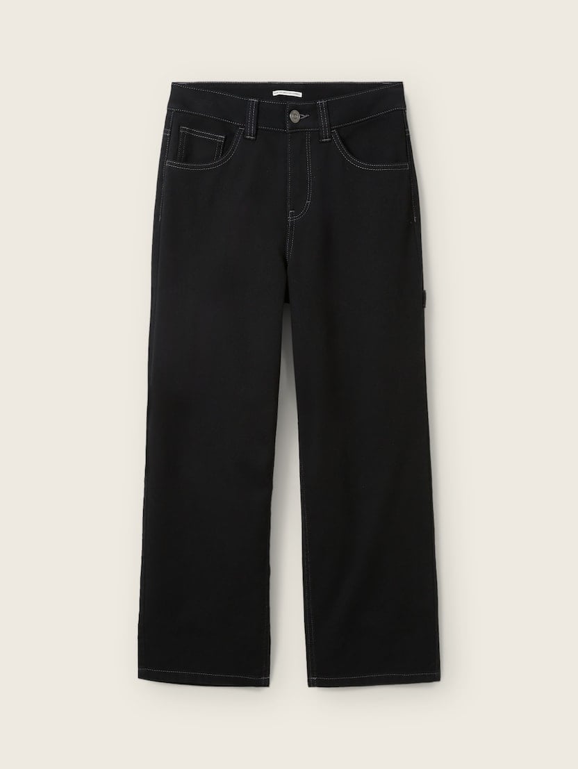 Pantaloni largi - Negru_9246844