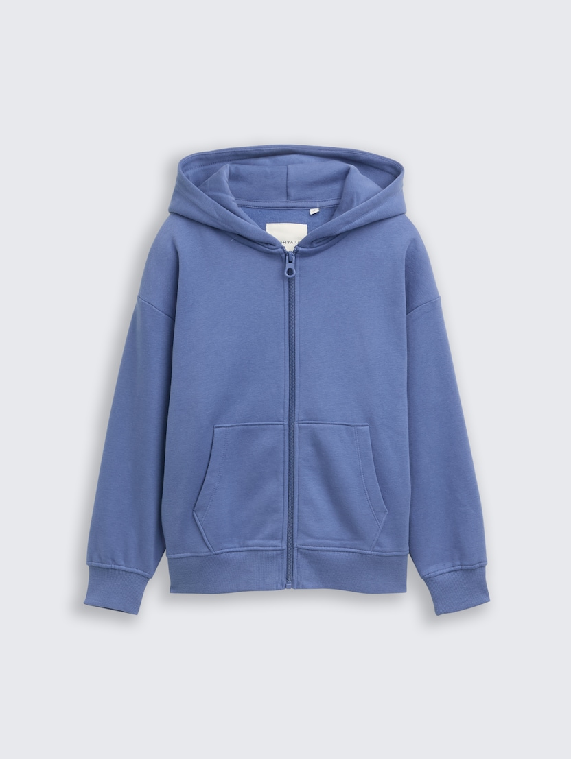 Gornji dio trenirke s kapuljačom i uzorkom - Plava_5896222