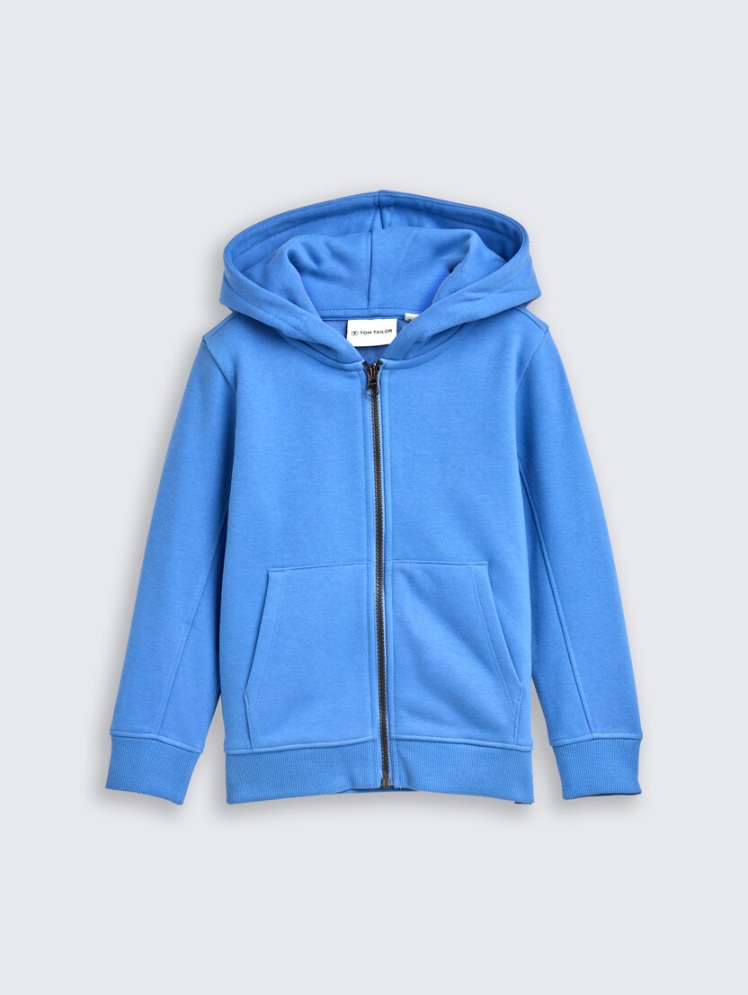 Gornji dio trenirke s kapuljačom i uzorkom - Plava_3900252