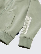 Dukserica sa kapuljačom sa printom - Zelena_3123292