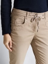 Pantaloni relaxed tapered - Bej_1770302