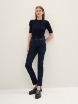 Tapered opuštene denim hlače - Plava_2219920