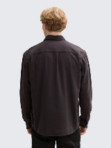 Cămaşă din twill - Gri_8827006