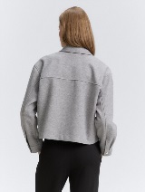 Cămaşă-jachetă - Gri_3327019