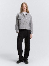Cămaşă-jachetă - Gri_3327019
