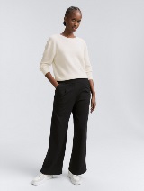 Strukturirani pleteni pulover - Bijela_916258