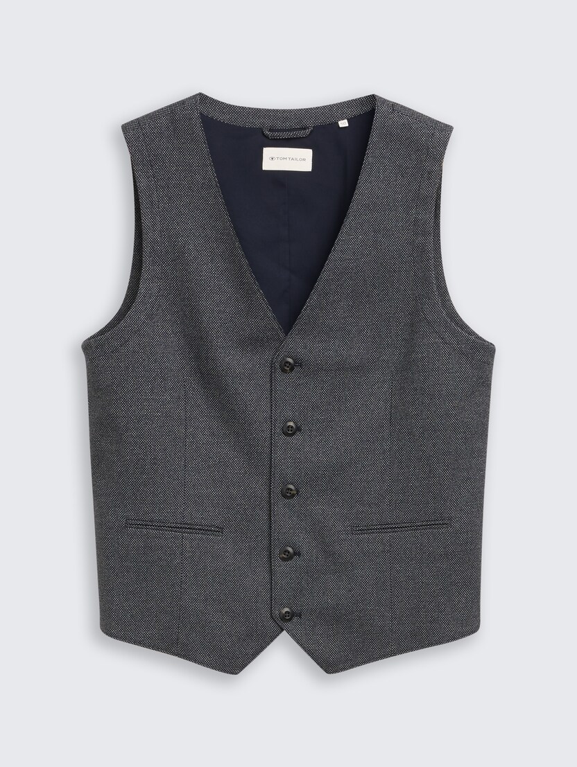 Strukturirani prsluk - Plava_6007361