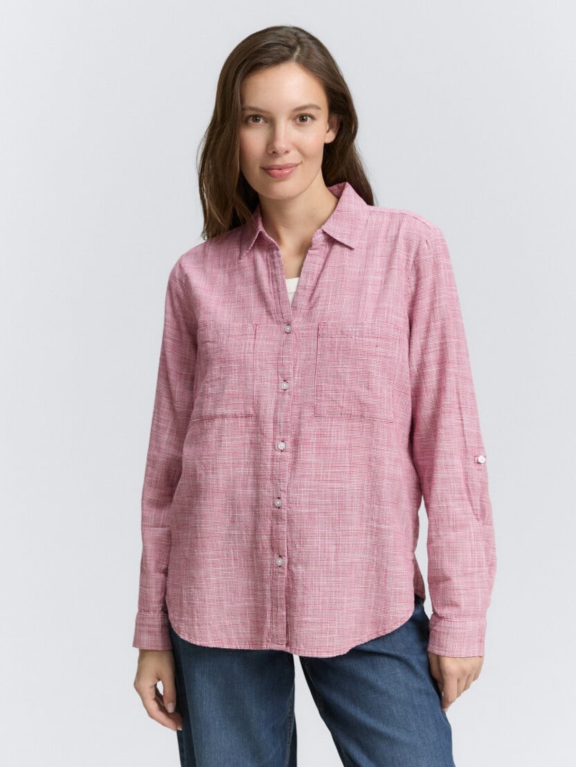 Strukturirana bluza - Roze_9866679