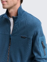 Strukturirani gornji dio trenirke - Plava_9060609