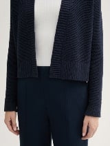 Cardigan structurat - Albastru_9765337