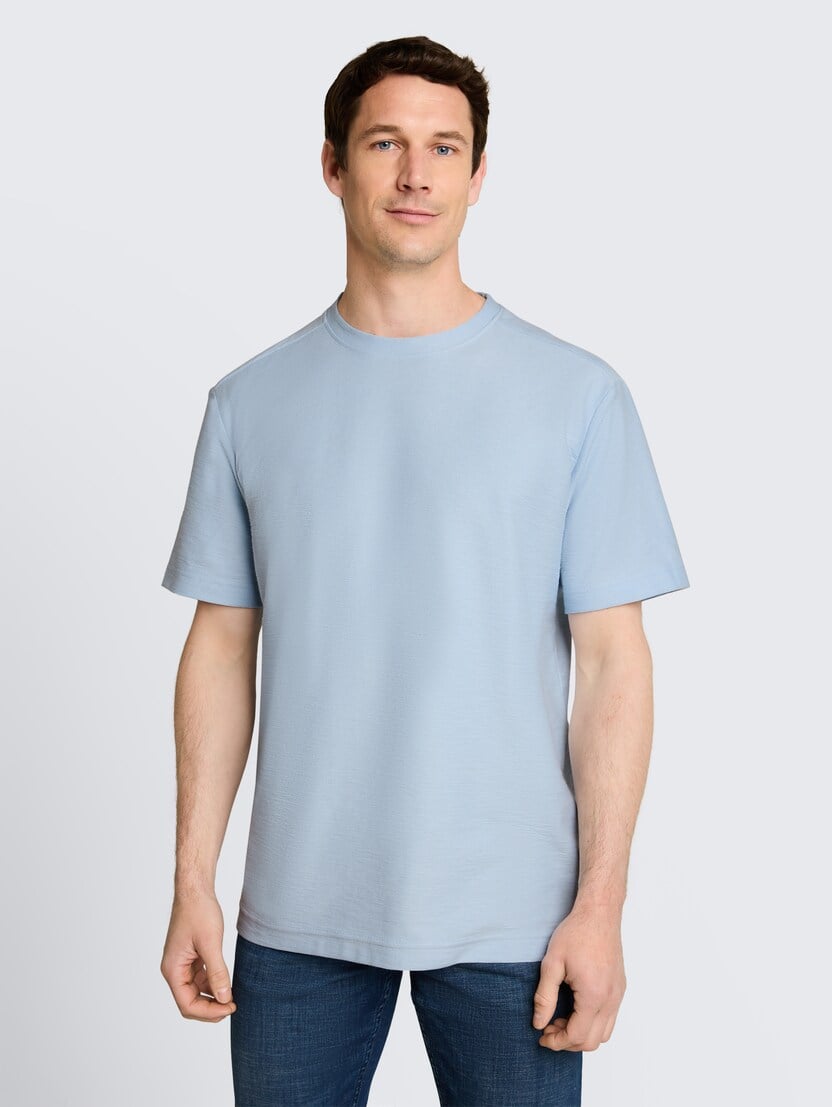 Tricou structurat - Albastru-1051168-35249-16