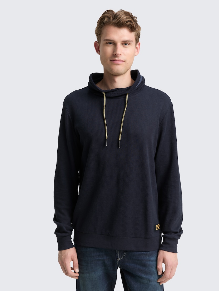 Strukturirana majica - Plava_6947249