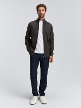 Jachetă tricotată structurată - Gri_9584666