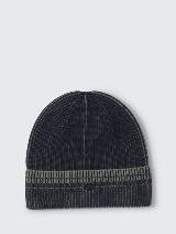 Structurirana pletena kapa - Plava_7174691