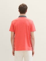 Tricou polo structurat - Roşu_8987135