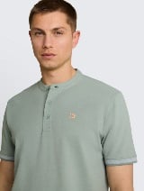 Strukturirana polo-majica - Zelena_7763322